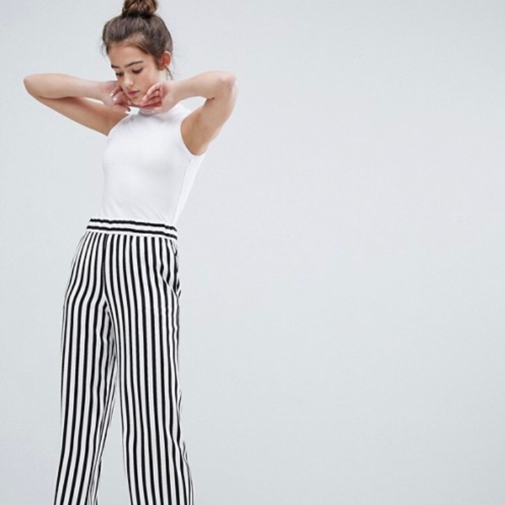 ASOS Monki Striped Pants, M
